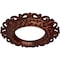 Ekena Millwork Orrington Ceiling Medallion (Canopies up to 6 5/8"), 13 1/4"OD x 6 5/8"ID x 1 1/8"P, Antique Copper CM13ORACS - alternate 3